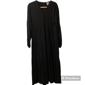 Black Maxi Long sleeve Dress
